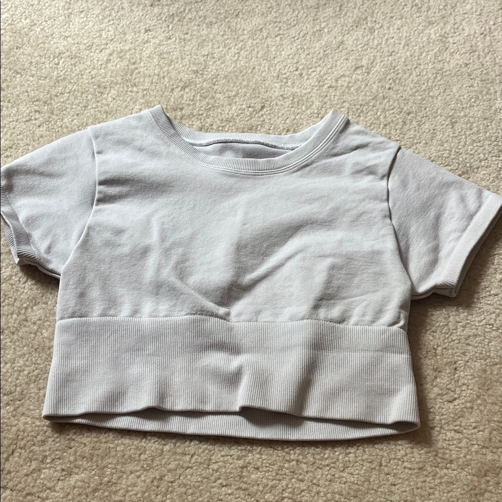 Aerie White Crop Top